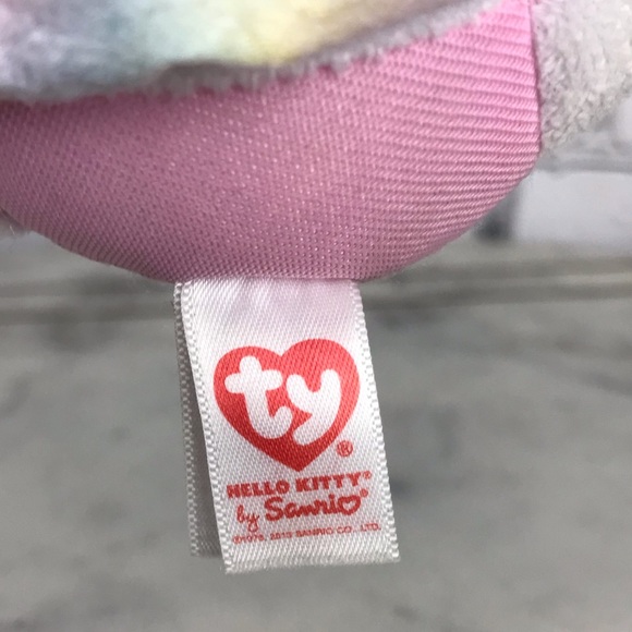 Ty Beanie Babies Hello Kitty Rainbow Pride Plush Toy By Sanrio Stuffed Animal - Picture 5 of 6